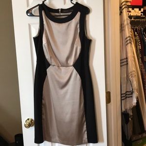 Black and gold dress